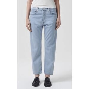 Agolde Parker Jean In Pivot Size 25 Button Fly Light Wash Casual Comfy Classic